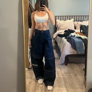 Vaneta1996 Dark Denim Baggy Jeans